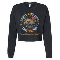 Couple More Day Mechanic Were Always Almost Done Mechanics Cropped Pullover Crew