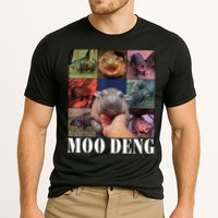 Colorful Moo Deng Retro Photo Hippo Performance Shirt
