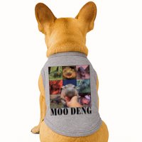 Colorful Moo Deng Retro Photo Hippo Doggie Tank