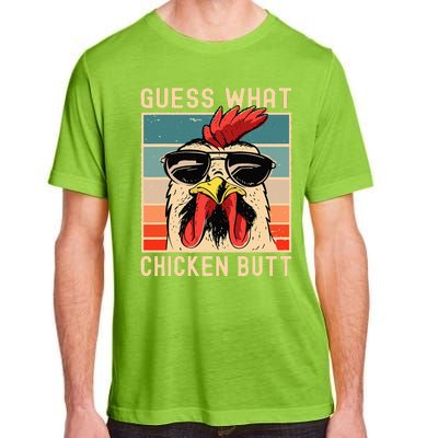 Chicken Meme Design  Guess What Chicken Butt Adult ChromaSoft Performance T-Shirt