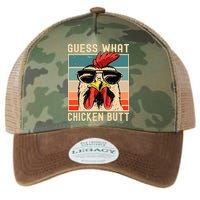 Chicken Meme Design  Guess What Chicken Butt Legacy Tie Dye Trucker Hat
