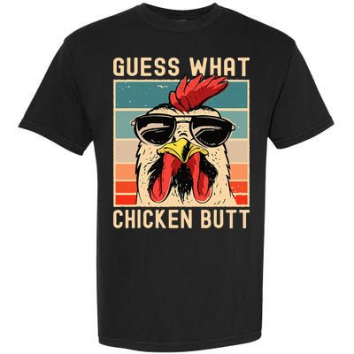 Chicken Meme Design  Guess What Chicken Butt Garment-Dyed Heavyweight T-Shirt