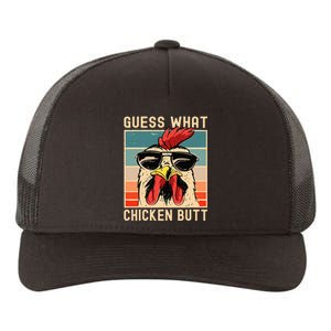 Chicken Meme Design  Guess What Chicken Butt Yupoong Adult 5-Panel Trucker Hat