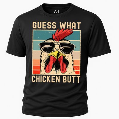 Chicken Meme Design  Guess What Chicken Butt Performance Shirt