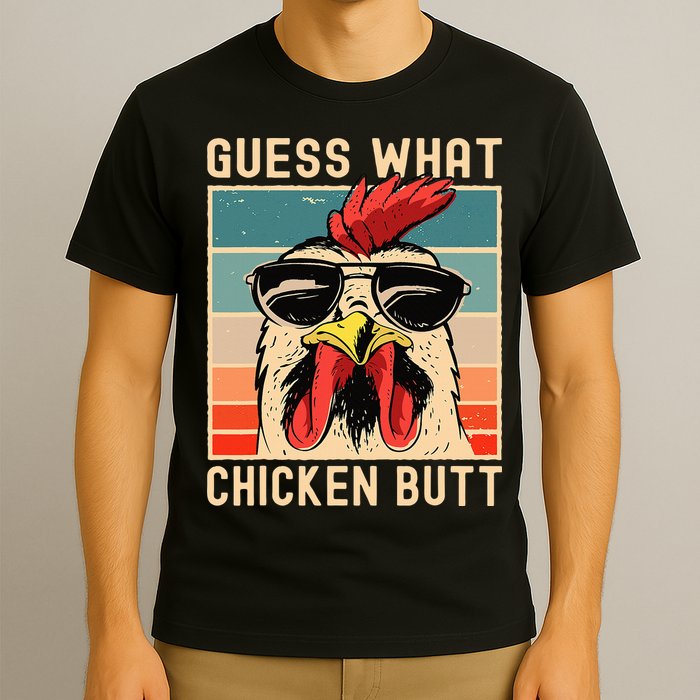 Chicken Meme Design  Guess What Chicken Butt T-Shirt