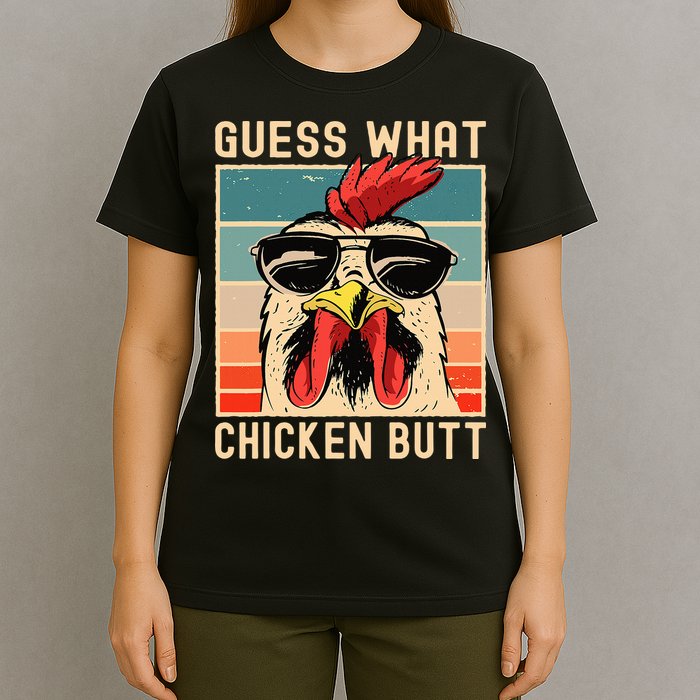 Chicken Meme Design  Guess What Chicken Butt T-Shirt
