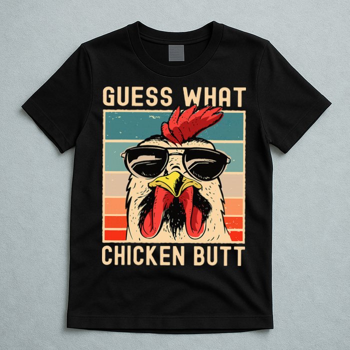 Chicken Meme Design  Guess What Chicken Butt T-Shirt