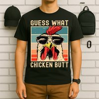 Chicken Meme Design  Guess What Chicken Butt T-Shirt