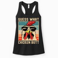 Chicken Meme Design  Guess What Chicken Butt Womens Tank Top