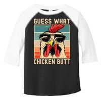 Chicken Meme Design  Guess What Chicken Butt Toddler Fine Jersey T-Shirt