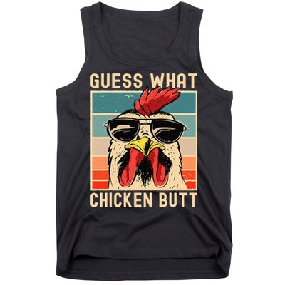 Chicken Meme Design  Guess What Chicken Butt Tank Top