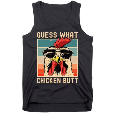 Chicken Meme Design  Guess What Chicken Butt Tank Top