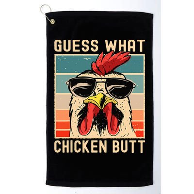 Chicken Meme Design  Guess What Chicken Butt Golf Towel