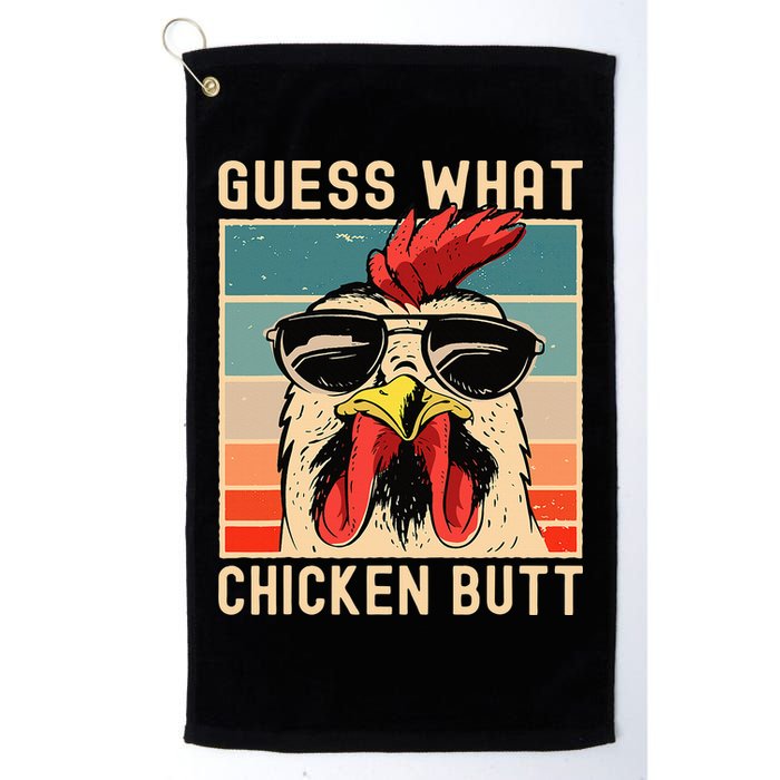 Chicken Meme Design  Guess What Chicken Butt Golf Towel