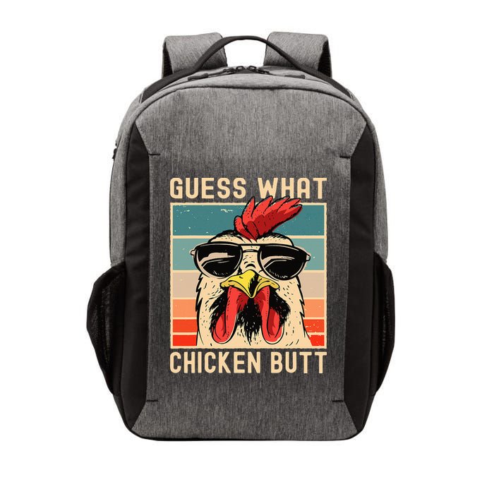 Chicken Meme Design  Guess What Chicken Butt Vector Backpack