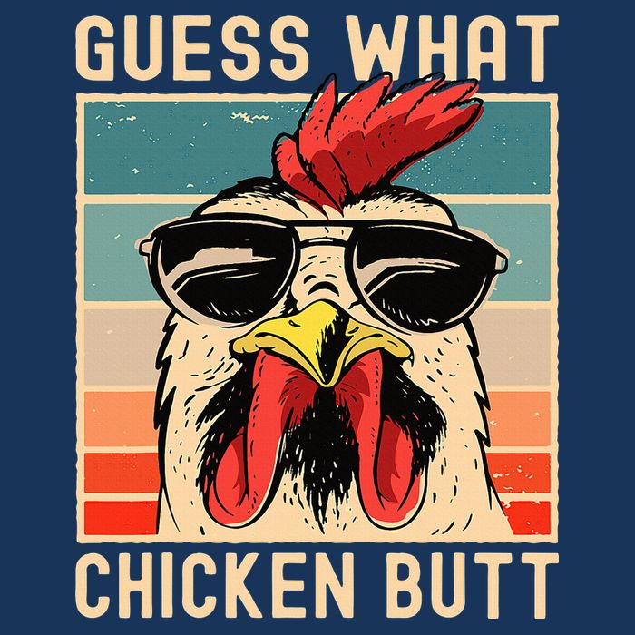 Chicken Meme Design  Guess What Chicken Butt Infant Baby Jersey Bodysuit