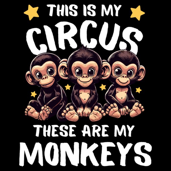 Chimpanzee MotherS Day Mum Monkey Circus Funny Cute Gift Cooling Performance Crew T-Shirt