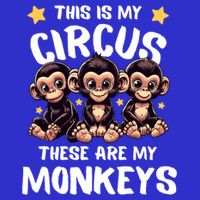 Chimpanzee MotherS Day Mum Monkey Circus Funny Cute Gift Sweatshirt
