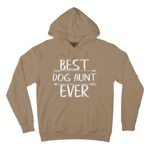 Cute Mothers Day Funny Auntie Gift Best Dog Aunt Ever Hoodie