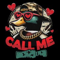 Call Me Duck Hunting Retro ValentineS Day Cooling Performance Long Sleeve Crew