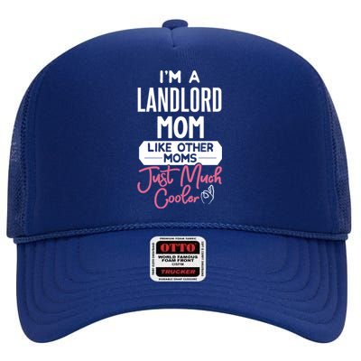 Cool Mothers Day Great Gift Landlord Mom Gift High Crown Mesh Back Trucker Hat