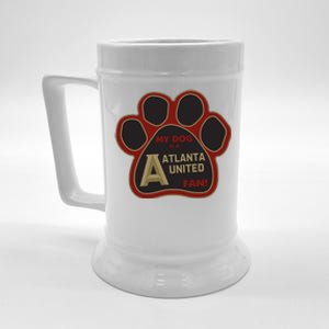 Cool My Dog Is Atlanta United Fan Beer Stein