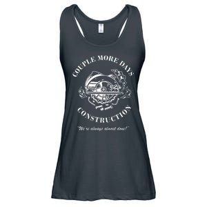 Couple More Days Construction We're Always Almost Done Funny Ladies Essential Flowy Tank