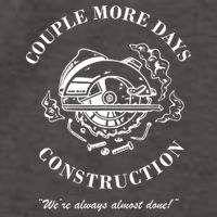 Couple More Days Construction We're Always Almost Done Funny Vector Backpack