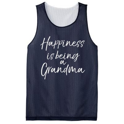 Cute Mothers Day Gift Women Happiness Is Being A Grandma Hoodie Mesh Reversible Basketball Jersey Tank