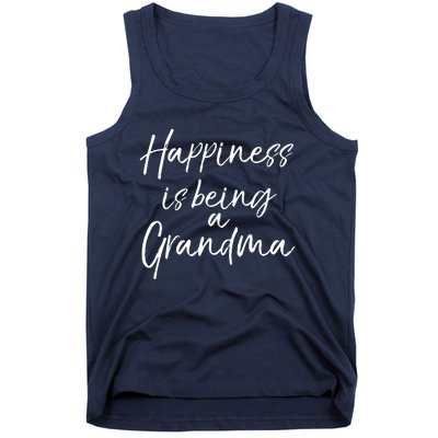 Cute Mothers Day Gift Women Happiness Is Being A Grandma Hoodie Tank Top