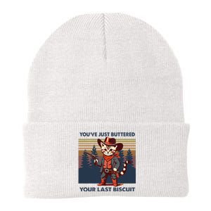 Cat Mom Dad YouVe Just Buttered Your Last Biscuit Cowboy Knit Cap Winter Beanie