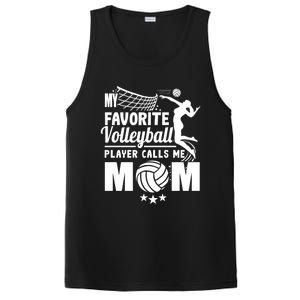 Cool Mothers Day My Favorite Volleyball Player Calls Me Mom Gift PosiCharge Competitor Tank