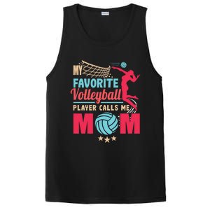 Cool Mothers Day My Favorite Volleyball Player Calls Me Mom Gift PosiCharge Competitor Tank