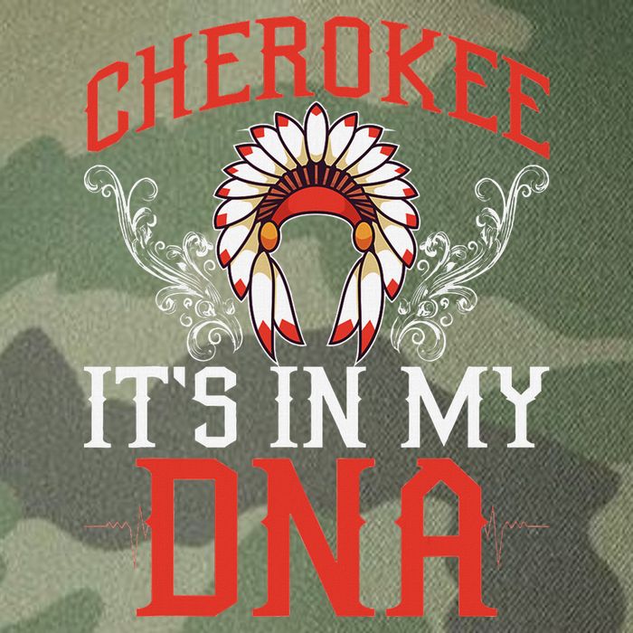 Cherokee My Dna Native Americans Design Legacy Tie Dye Trucker Hat