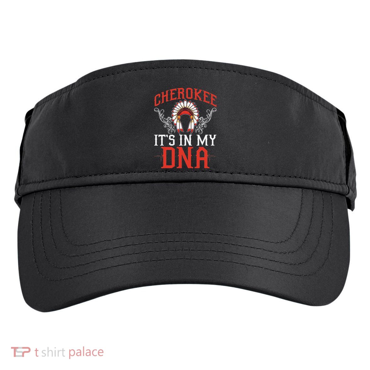 Cherokee My Dna Native Americans Design Adult Drive Performance Visor