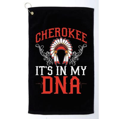 Cherokee My Dna Native Americans Design Golf Towel