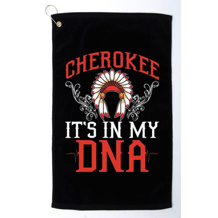 Cherokee My Dna Native Americans Design Golf Towel