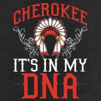 Cherokee My Dna Native Americans Design Golf Towel