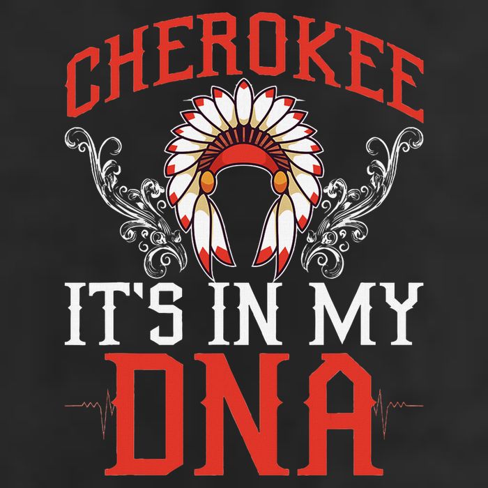 Cherokee My Dna Native Americans Design Golf Towel