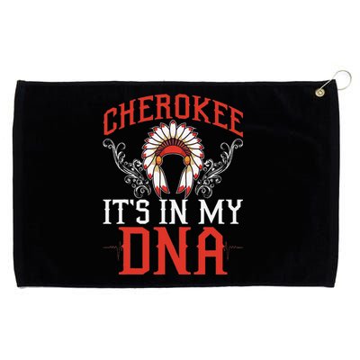 Cherokee My Dna Native Americans Design Grommeted Golf Towel