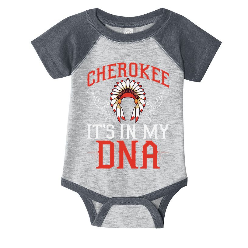 Cherokee My Dna Native Americans Design Infant Baby Jersey Bodysuit