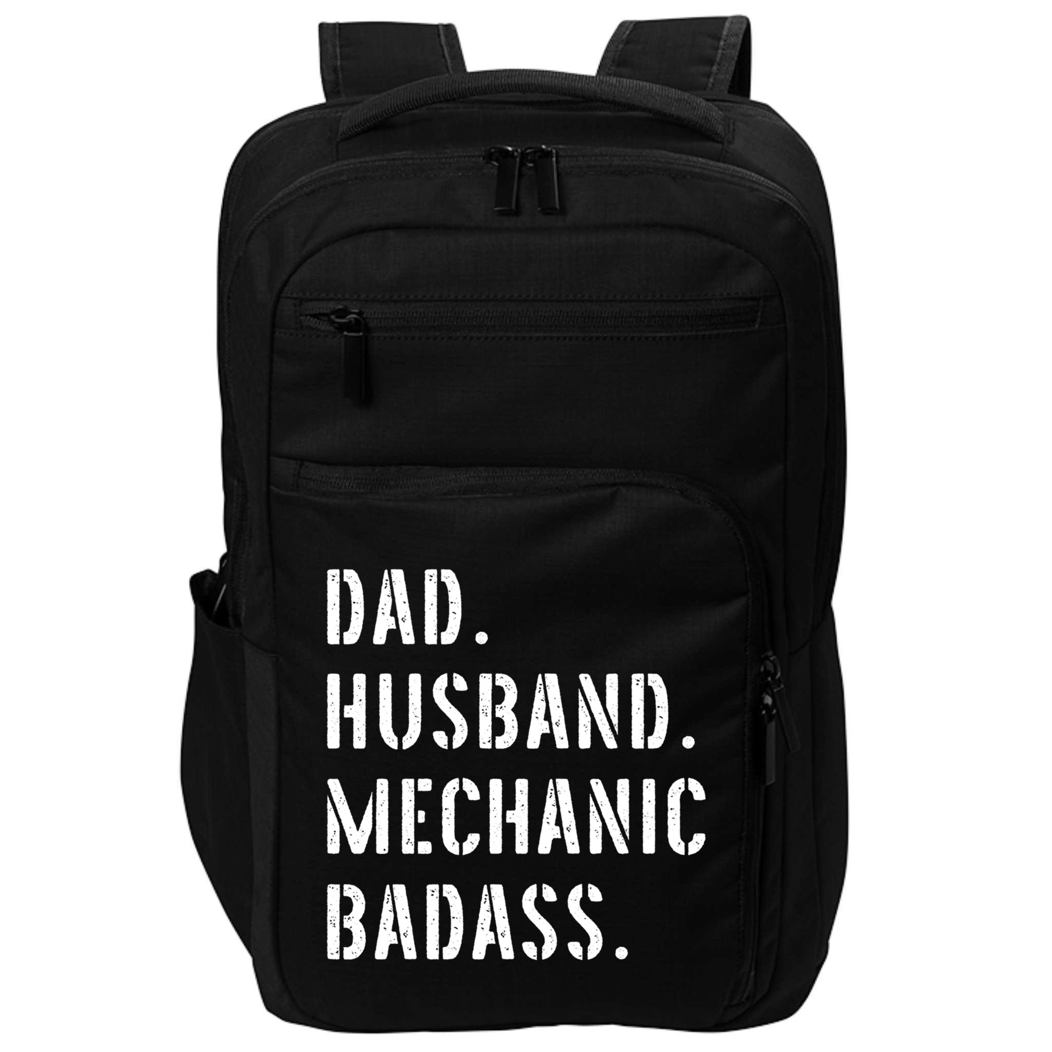 Car Mechanic Dad Funny Gift From Daughter Son Wife Gift Impact Tech Backpack