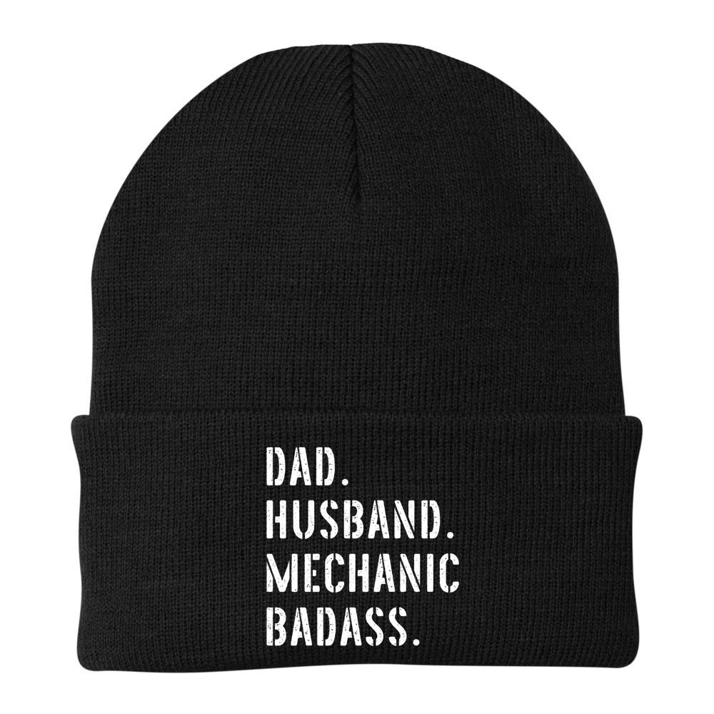 Car Mechanic Dad Funny Gift From Daughter Son Wife Gift Beanie