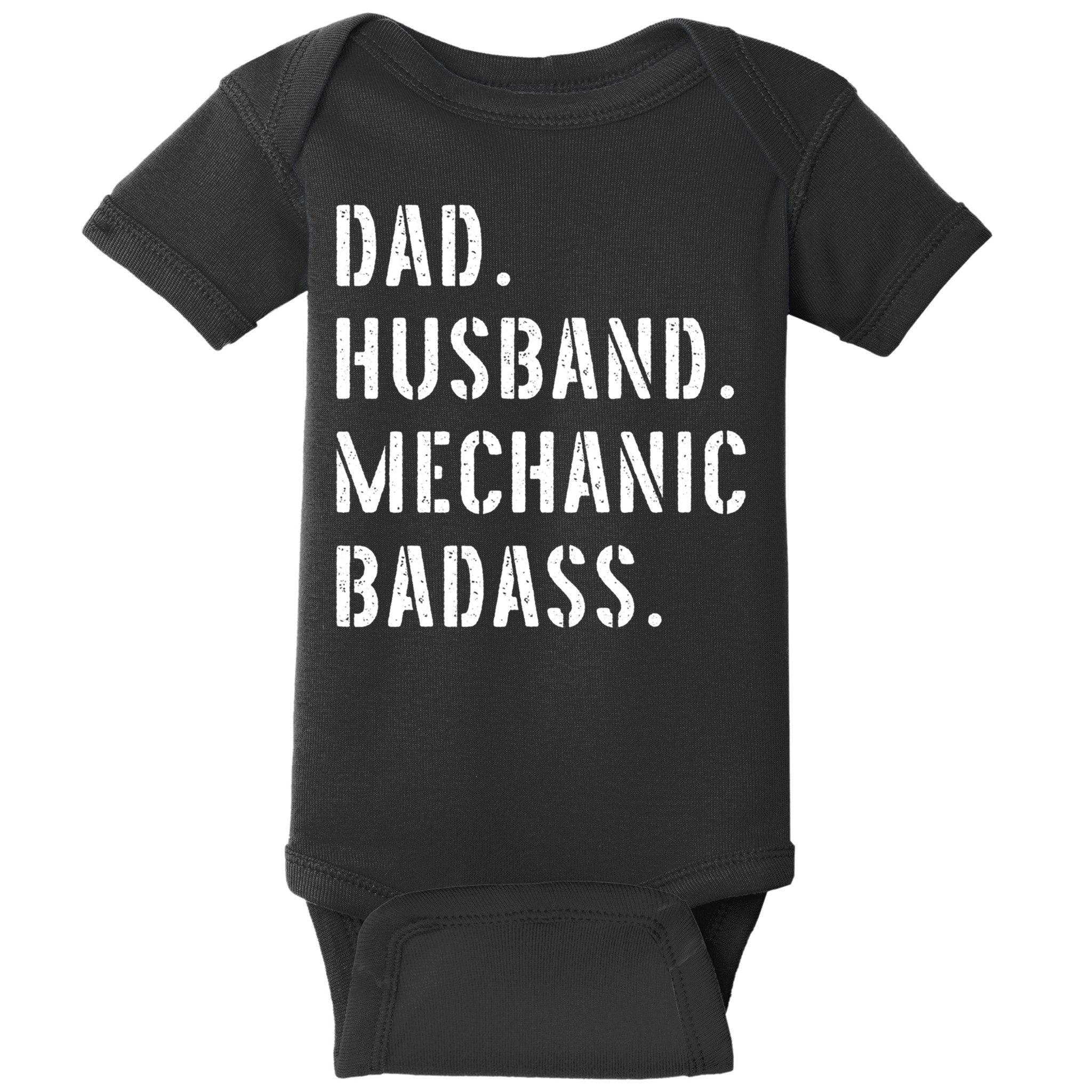 Car Mechanic Dad Funny Gift From Daughter Son Wife Gift Baby Bodysuit