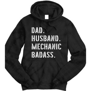 Car Mechanic Dad Funny Gift From Daughter Son Wife Gift Tie Dye Hoodie