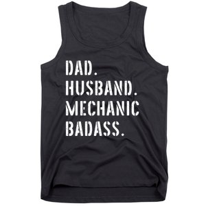 Car Mechanic Dad Funny Gift From Daughter Son Wife Gift Tank Top