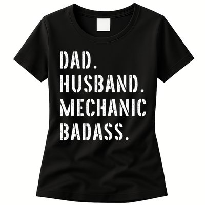 Car Mechanic Dad Funny Gift From Daughter Son Wife Gift Womens T-Shirt