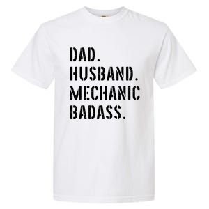 Car Mechanic Dad Funny Gift From Daughter Son Wife Gift Garment-Dyed Heavyweight T-Shirt