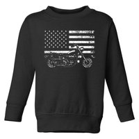 Cool Motorcycle Design For Women Motorcycle Rider Toddler Sweatshirt