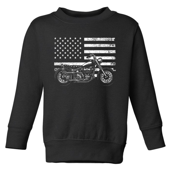 Cool Motorcycle Design For Women Motorcycle Rider Toddler Sweatshirt